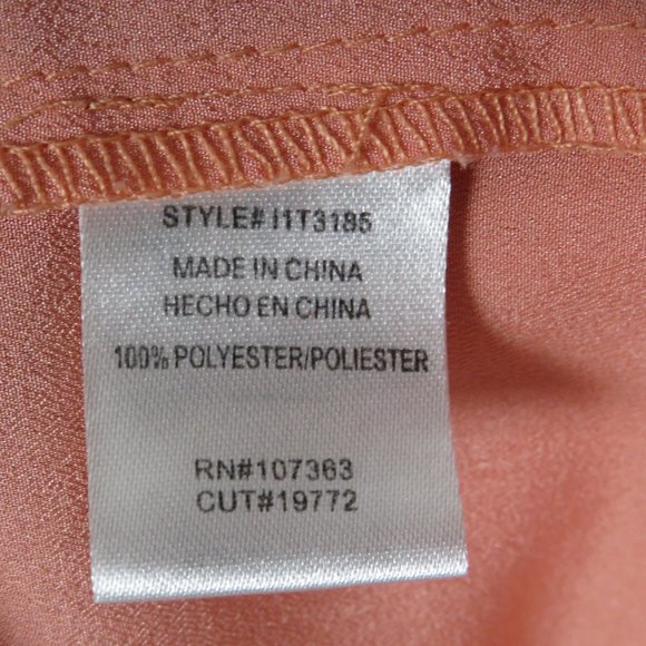 Solemio* Women's Half Sleeve Lace V-Neck Collarless Button‎ Down Blouse~ Small - Picture 4 of 8